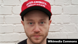 FILE - "The Daily Stormer" publisher Andrew Anglin, Jan. 16, 2016.