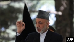 Tổng thống Afghanistan Hamid Karzai (hình tư liệu, ngày 31 tháng 5, 2011)