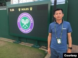 位于中台湾彰化的男网教练、现为彰化师范大学运动学系主任江劲彦