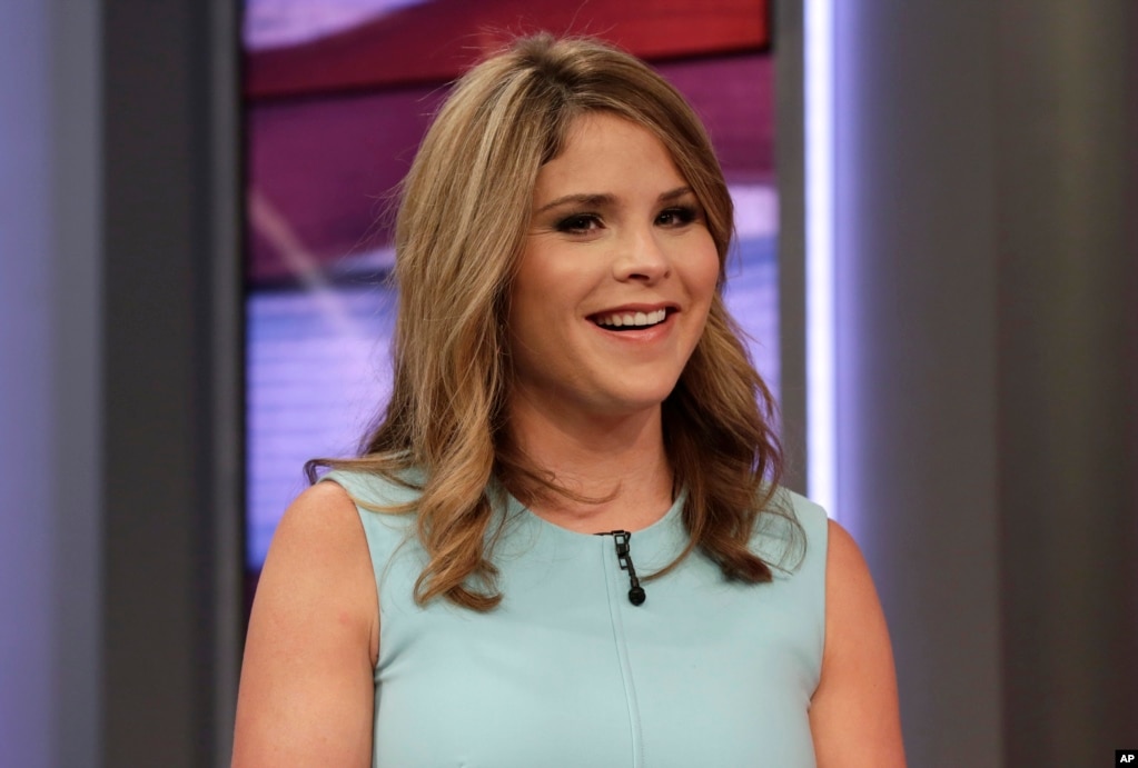 老布什夫婦的孫女和小布什夫婦的女兒Jenna Bush Hager於2016年5月11日在紐約出席電視節目《福克斯和朋友們》。