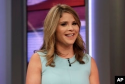 FILE - Jenna Bush Hager appears on "Fox & Friends" in New York, May 11, 2016.