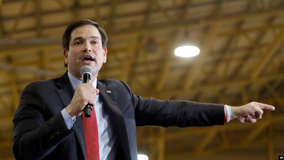Republican presidential candidate, Sen. Marco Rubio