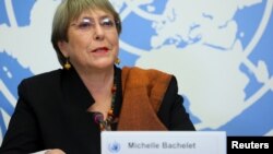UN High Commissioner for Human Rights Michelle Bachelet 