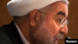 FILE - Iran's President Hassan Rouhani