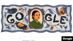 Maria Walanda Maramis menjadi figur yang ditampilkan oleh Doodle Google pada hari Sabtu (1/12). (Courtesy: Google)