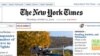 China bloquea sitio web del New York Times