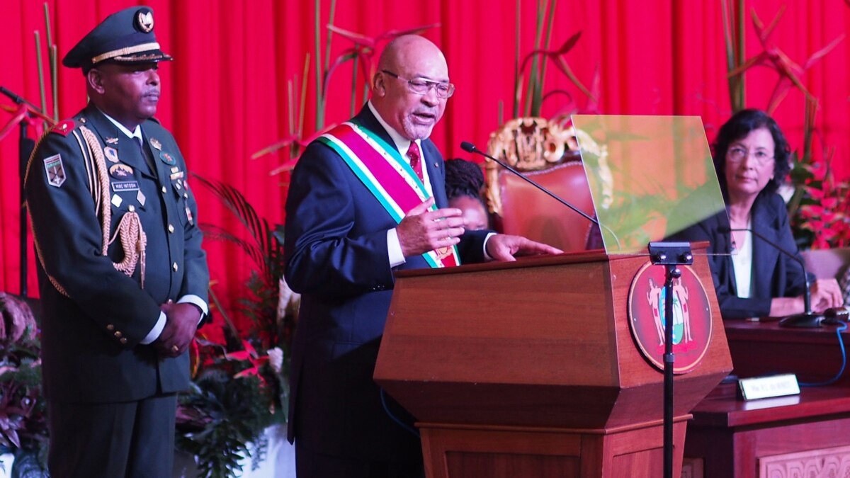 Suriname Swears In Bouterse For Second Presidential Term