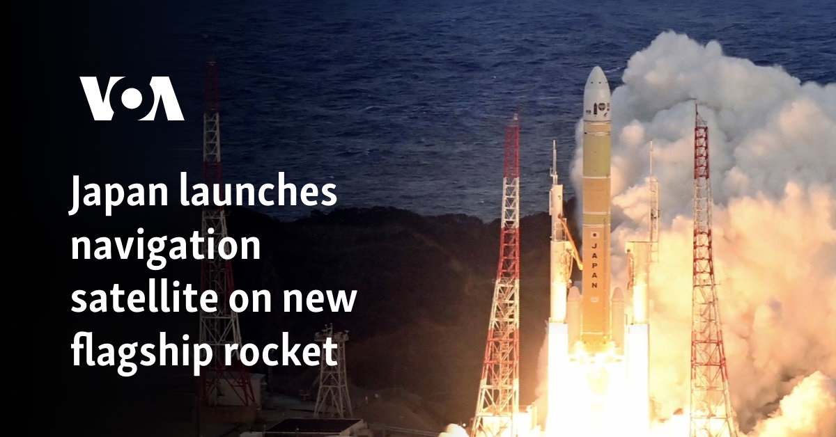 Japan launches navigation satellite on new flagship rocket  