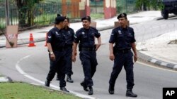 မလေးရှား ရဲလုံခြုံရေးများ။