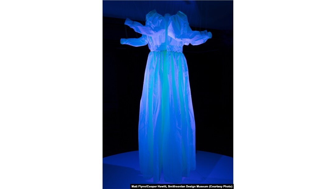 An exhibit at the Cooper Hewitt, Smithsonian Design Museum in New York. It explores the ways designs drawn from nature and can address today's environmental problems. (Matt Flynn/Cooper Hewitt, Smithsonian Design Museum