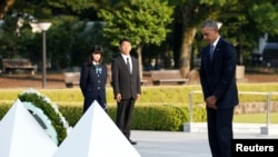 عکسهایی از بازدید بی‌سابقه اوباما از بنای یادبود هیروشیما؛ آنروز که مرگ از آسمان افتاد