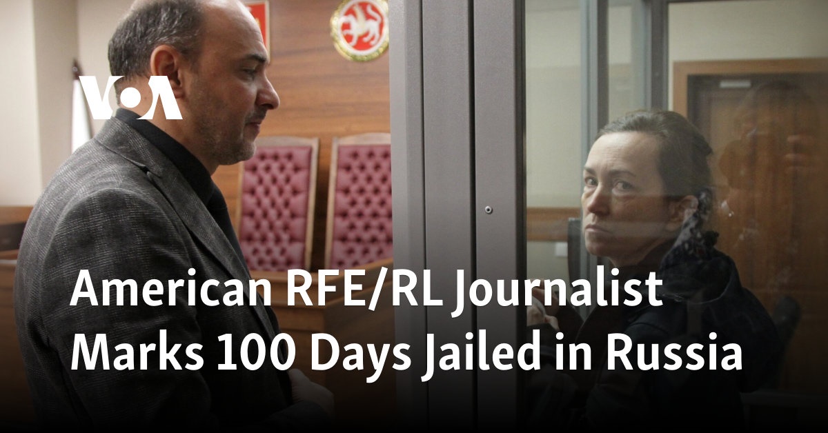 American Rfe Rl Journalist Marks 100 Days Jailed In Russia