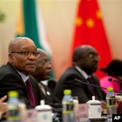 Le président sud-africain Jacob Zuma à Sanya