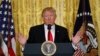 Trump Bela Pencapaian, Serang Media dalam Konferensi Pers