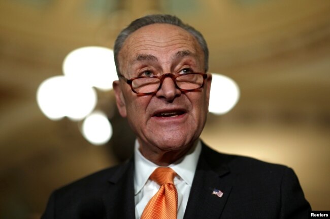 Chuck Schumer, líder de la mayoría demócrata en el Senado. Representa a Nueva York.