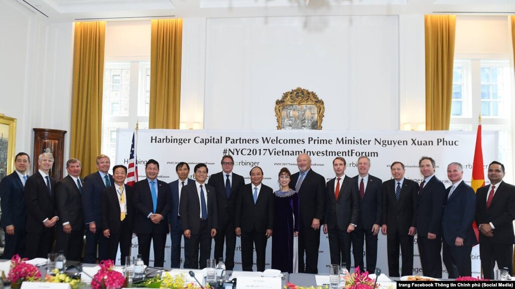 Thủ tướng Nguyễn Xuân Phúc tại diễn đàn đầu tư vào Việt Nam ở New York, 30/5/2017