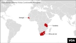 Predsednik Obama će tokom posete Africi posetiti Senegal i Južnoafričku republiku