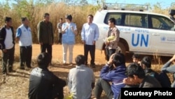 A group of Montagnard asylum seekers has reached the capital and individuals are being questioned by Cambodian authorities there, officials said Monday.