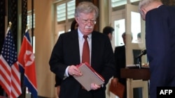 Le conseiller américain à la sécurité nationale John Bolton à Singapour le 12 juin 2018.