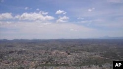 Vista geral da cidade do Lubango