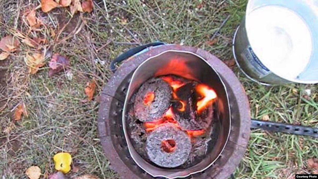 Briquettes burn longer than wood and charcoal and are cheaper, safer and cleaner to cook with. (courtey: Legacy Foundation)