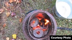 Briquettes burn longer than wood and charcoal and are cheaper, safer and cleaner to cook with. (courtey: Legacy Foundation)