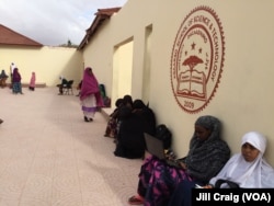 Students at Abaarso School of Science and Technology relax in a courtyard after school, in Hargeisa, Somaliland, April 3, 2016.