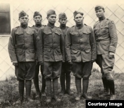 Choctaw Code Talkers in France during World War I. Photo courtesy of the U.S. Army.