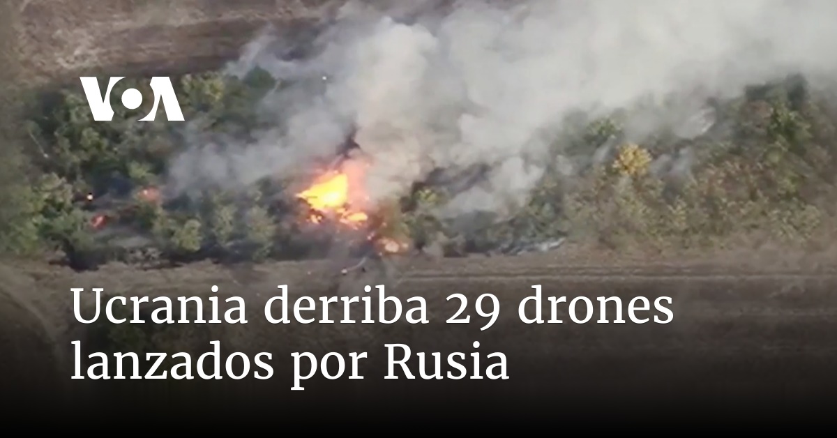 Ucrania Derriba 29 Drones Lanzados Por Rusia