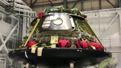 One of Boeing Co's CST-100 Starliner astronaut capsules is seen at a production facility in Cape Canaveral, Florida, U.S., January 15, 2019. Picture taken on January 15, 2019. REUTERS/Eric M. Johnson