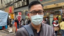 香港民主黨副主席林卓廷表示，北京駐港機構中聯辦的人事變動，以至北京的對港政策只會越走越鷹派。(美國之音 湯惠芸拍攝)