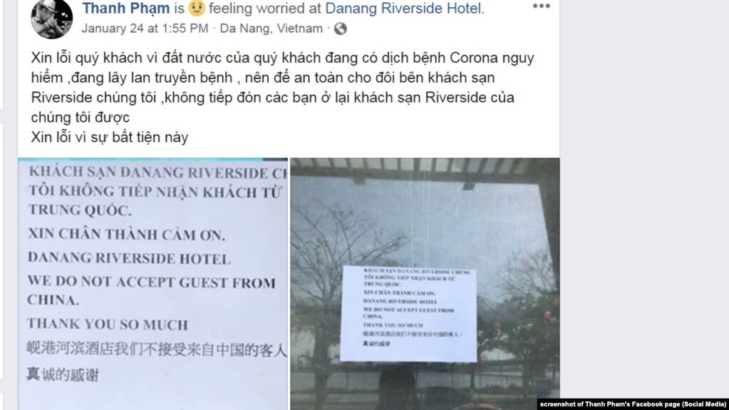 Ông Phạm Thanh, chủ khách sạn Riverside Đà Nẵng, được cộng đồng mạng khen ngợi khi từ chối đón khách Trung Quốc dịp Tết 2020