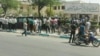 تجمع اعتراضی مردم آبادان مقابل فرمانداری در اعتراض به نبود آب آشامیدنی سالم
