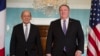 دیدار مایک پمپئو وزیر خارجه آمریکا و ژان ایو لودریان وزیر خارجه فرانسه در واشنگتن - ۴ اکتبر ۲۰۱۸ 