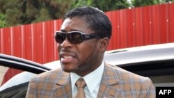 Le vice-président et fils du président de la Guinée-Equatoriale, Teodorin Obiang, 25 juin 2013.
