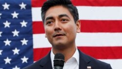 Aftab Pureval speaks during a campaign event in Cincinnati when he was running for U.S. Congress in this Nov. 4, 2018 file photo. Pureval was elected mayor of Cincinnati on Tuesday. (AP Photo/John Minchillo, File)