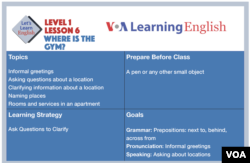 Let's Learn English - Level 1 - Lesson 6