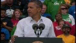 Obama İşçi Bayramı törenlerine Michigan eyaletinin Detroit kentinde katılıyor