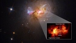 Science in a Minute: Astronomers Observe Black Hole Triggering Star Formation