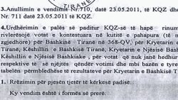 KQZ vendos për procedurat e rinumërimit të të gjitha kutive të Tiranës