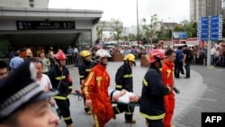 290 hành khách bị thương trong tai nạn xe điện ngầm ở Thượng Hải