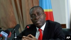 DRC's Congo's Prime Minister Augustin Matata Ponyo Mapon at the Finance ministry in Kinshasa (April 2012 file photo). 