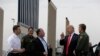 Trump Inspects Proposed Models for Border Wall