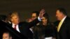 U.S. President Donald Trump and first lady Melania Trump arrive ahead of the G-20 leaders summit in Buenos Aires, Argentina Nov. 29, 2018. 