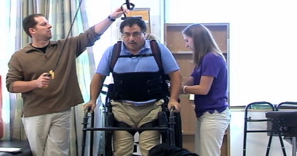 Robotic Suit Helps Paralyzed Man Walk
