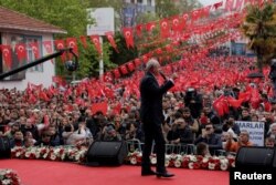 Presidential candidate of Turkey's main opposition alliance Kilicdaroglu holds an election campaign rally in Tekirdag