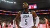 Donovan Mitchell de Team USA lors d'un match entre les USA et la Turquie au Mondial de basket, Chine, le 3 septembre 2019.