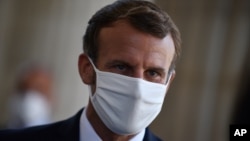 Tổng thống Pháp Emmanuel Macron hôm 4/9/2020 (ảnh tư liệu)