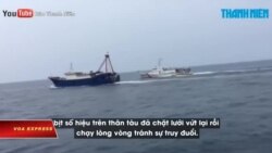 Truyền hình VOA 10/4/19: Kiểm ngư Việt Nam dùng vòi rồng ‘xua’ tàu cá Trung Quốc