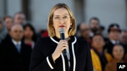 Menteri Dalam Negeri Inggris, Amber Rudd (foto: dok).